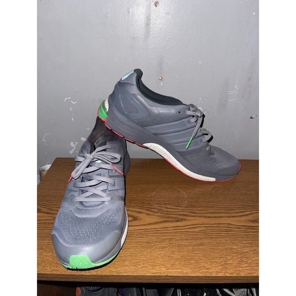 Adidas Adistar Boost m Chill‎ Men Running Shoes Grey Size 14